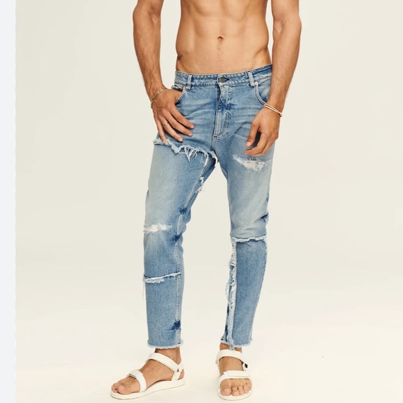 SER.O.YANate Skinny Jeans In Olympia Men Distressed